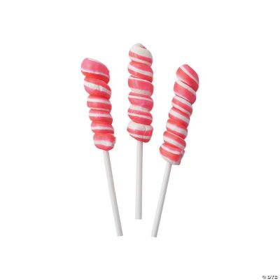 Hot Pink Mini Twisty Pops - 24 Pieces
