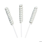 Silver Mini Twisty Pops - 24 Pieces