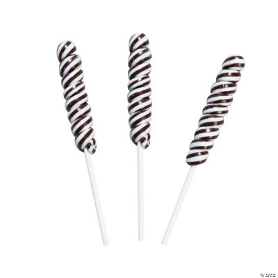 Black Mini Twisty Pops - 24 Pieces