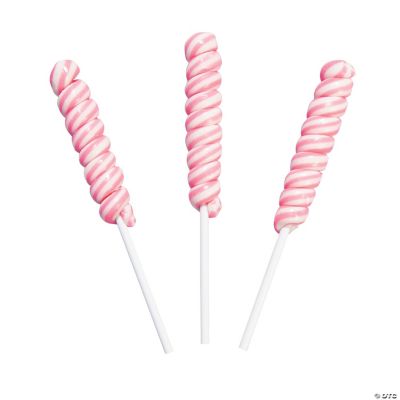 Pink Mini Twisty Pops - 24 Pieces