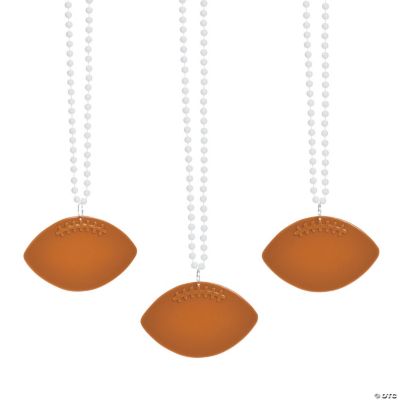 White Bead W/Football Disc - 150 Pieces