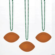 Green Bead W/Football Disc - 150 Pieces