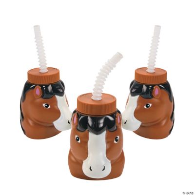 Mare & Foal Molded Cups - 8 Pieces