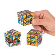Action Packed Mini Magic Cube - 12 Pieces