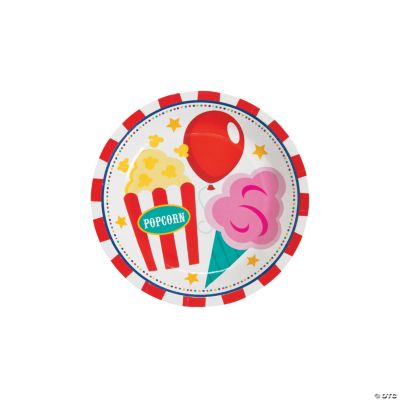 Carnival Dessert Plates - 8 Pieces