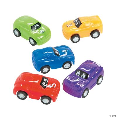Pullback Eye Race Cars - 12 Pieces