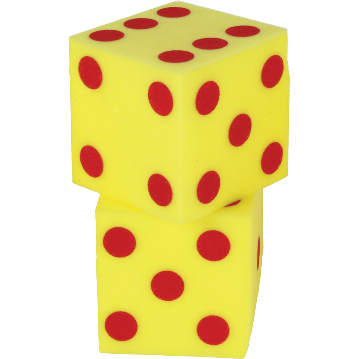 5" Giant Soft Foam Dice - Dot, Set of 2