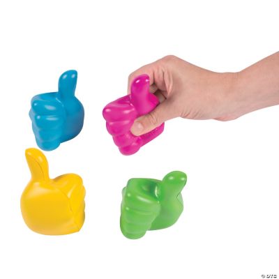 Thumbs Up Stress Toy - 12 Pieces