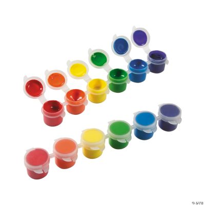 Rainbow Acrylic Paint Strips Classpack - 24 Pieces
