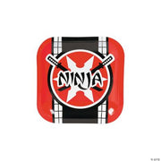 Ninja Warrior Dessert Plates - 8 Pieces