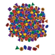 Adhesive Back Geometric Jewels - 500 Pieces