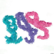 Polyester Fringe Boa Asst - 12 Pieces