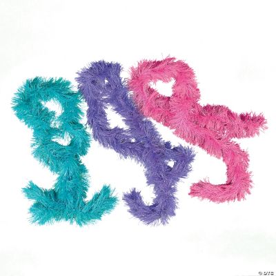 Polyester Fringe Boa Asst - 12 Pieces