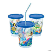 Sea Life Clear Kids Meal Cup - 500 Pieces