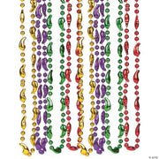 Chili Pepper Beaded Necklace - 12 Pieces