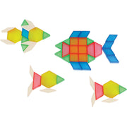 See Thru Pattern Blocks, Set of 49
