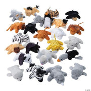 Mini Zoo Animal Assortment - 24 Pieces