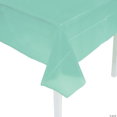 Mint Plastic Tablecover - 1 Piece