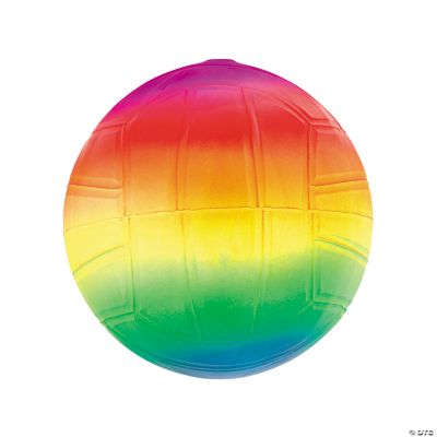 5 In Neon Rainbow Balls - 12 Pieces