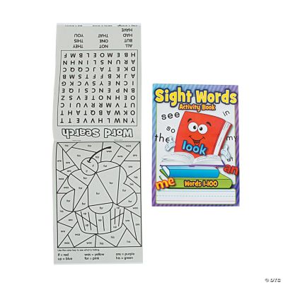 Sight Word Activity Book - 12 Pieces
