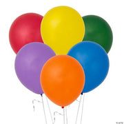 11" Assorted Colors Latex Balloons - 48 Pieces
