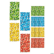 Pixel Pattern Treat Bags - 12 Pieces