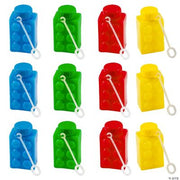 Block Party Bubble Bottles - 12 Pieces