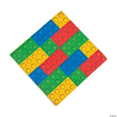 Block Party Lunch Napkins - 16 Pieces