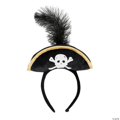Plush Pirate Headband - 1 Piece