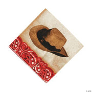 Western Lunch Napkins - 16 Pieces