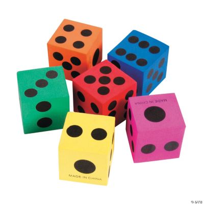 Vp Foam Dice - 36 Pieces