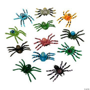 Vp Plastic Spiders - 72 Pieces
