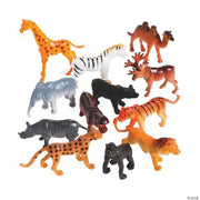 Vp 2" Safari Animals - 72 Pieces