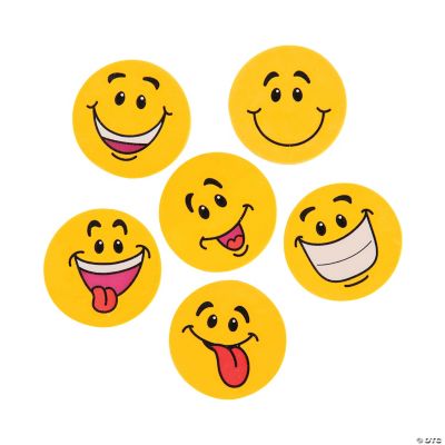 Vp Smile Face Erasers - 72 Pieces