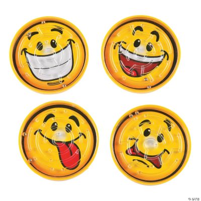 Vp Round Smile Face Pill Puzzles - 48 Pieces