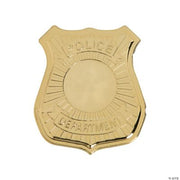 Plastic Police Badge - 12 Pieces