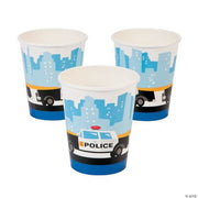Police Party Cups - 8 Pieces