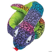 Plush Neon Leopard Print Snake - 1 Piece