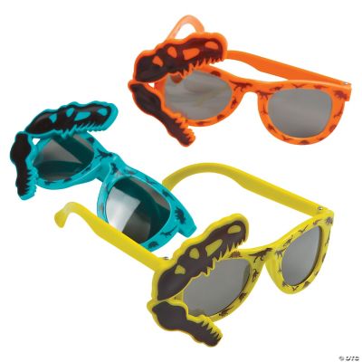 Dino Dig Plastic Sunglasses - 12 Pieces