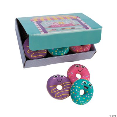 Plush Donuts W/ Box - 12 Pieces