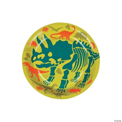 Dino Dig Dessert Plates - 8 Pieces