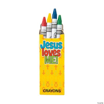 Religious Crayons 4Pc - 24 Pieces