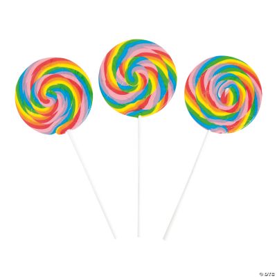 Jumbo Swirl Pops - 6 Pieces
