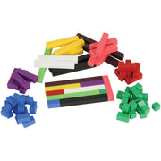 Plastic Deci Rods, Set of 80