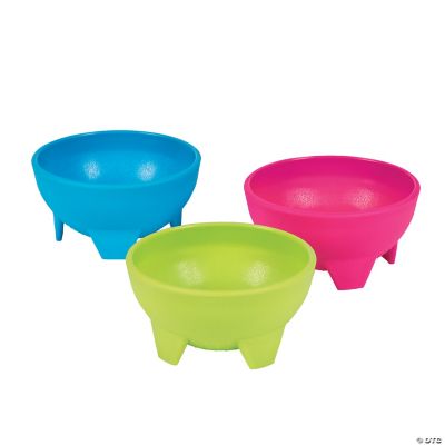 Plastic Guacamole Bowls - 12 Pieces