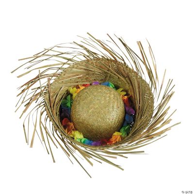 Beach Comber Hat With Flowers - 12 Pieces