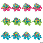 Luau Plush Turtle - 12 Pieces