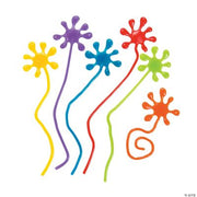 Paint Splatter Sticky Hands - 72 Pieces
