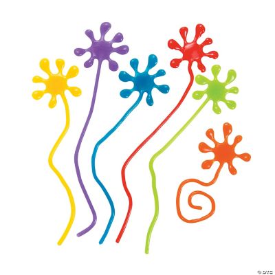 Paint Splatter Sticky Hands - 72 Pieces
