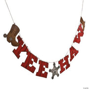 Cowboy Words Hanging Garland - 1 Piece